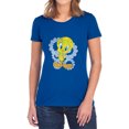 thumbnail image 1 of Looney Tunes Retro Tweety Women's T Shirt, Royal, Medium, 1 of 6