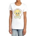 thumbnail image 1 of Looney Tunes Retro Tweety Women's T Shirt, White, Large, 1 of 6