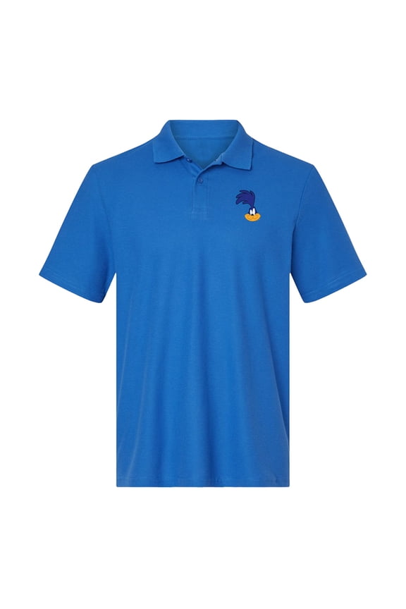 Road Runner Cotton Polo Shirt, Royal, X-Large