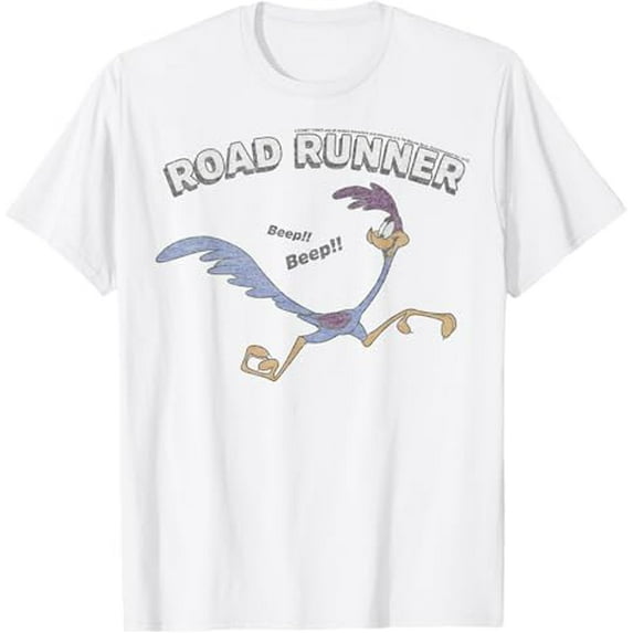 Looney Tunes Road Runner Distressed Portrait T-Shirt