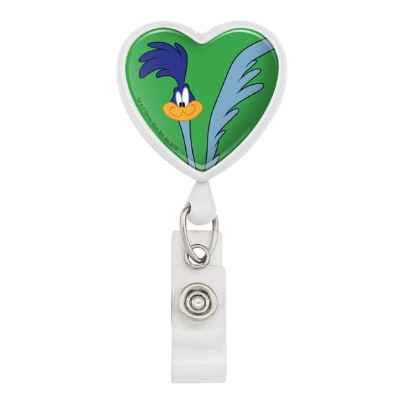 Looney Tunes Road Runner Heart Lanyard Retractable Reel Badge ID Card Holder