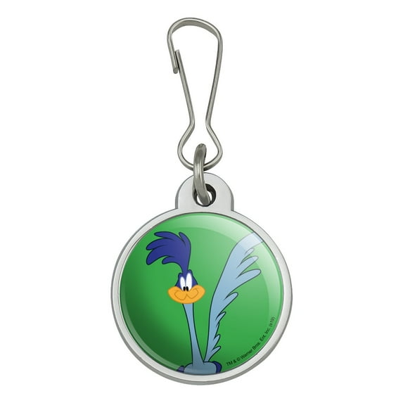 Looney Tunes Road Runner Jacket Handbag Purse Luggage Backpack Zipper Pull Charm