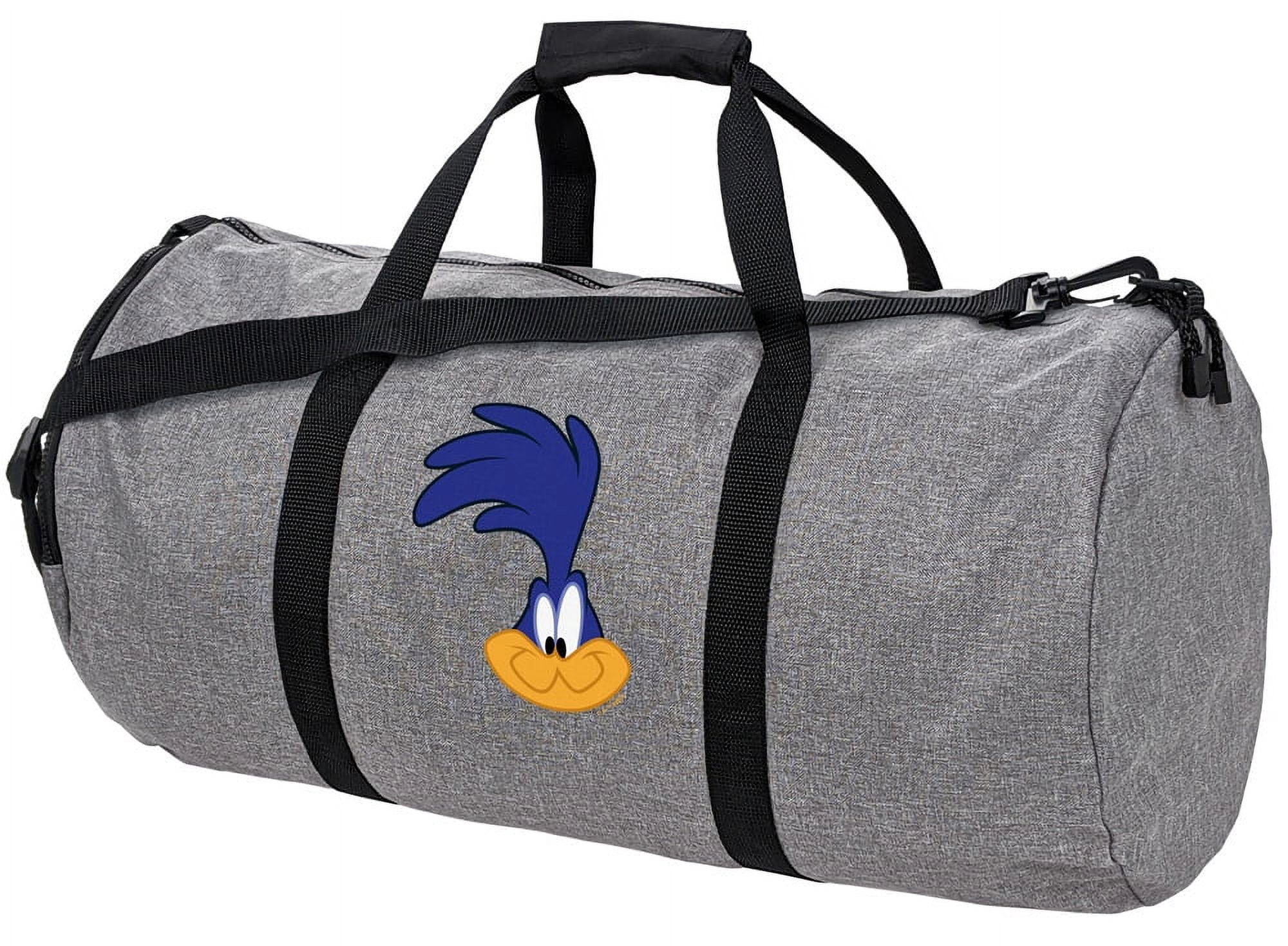 Looney Tunes Road Runner Lightweight Duffel Bag for Sports and Gym Packable for Travel