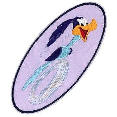 Looney Tunes RoadRunner Patch - Officially Licensed Warner Bros. Embroidered Artwork Iron-On / Sew-On PATCH, 3.75" Round