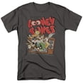 thumbnail image 1 of Looney Tunes Saturday Mornings Unisex Adult T Shirt, Charcoal, X-Large, 1 of 6