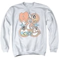 thumbnail image 1 of Looney Tunes Screen Stars Adult Crewneck Sweatshirt White, 1 of 1