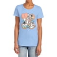thumbnail image 1 of Looney Tunes Screen Stars Women's T Shirt, Light Blue, Small, 1 of 6