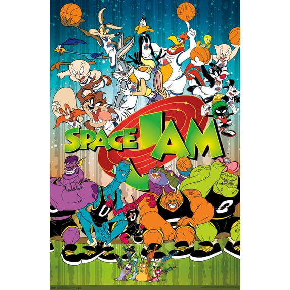Looney Tunes: Space Jam - Classic Wall Poster, 14.725" x 22.375"