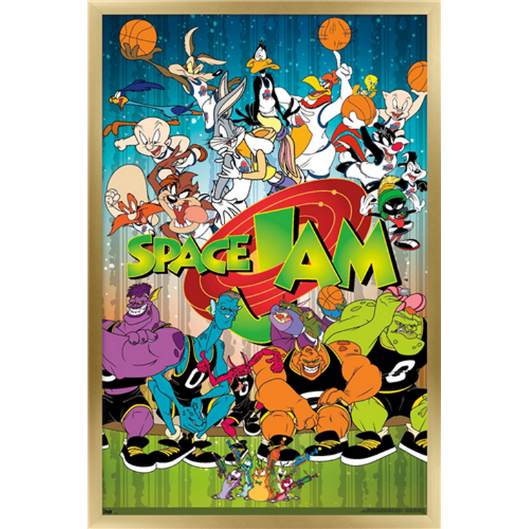 Looney Tunes: Space Jam - Classic Wall Poster, 22.375 x 34, Framed -  Walmart.com