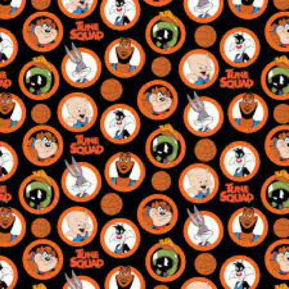 Looney Tunes Space Jam Cotton Fabric
