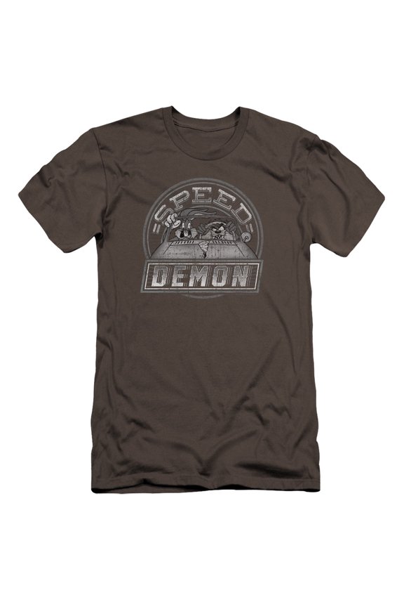 Looney Tunes Speed Demon Mens Premium Slim Fit Shirt
