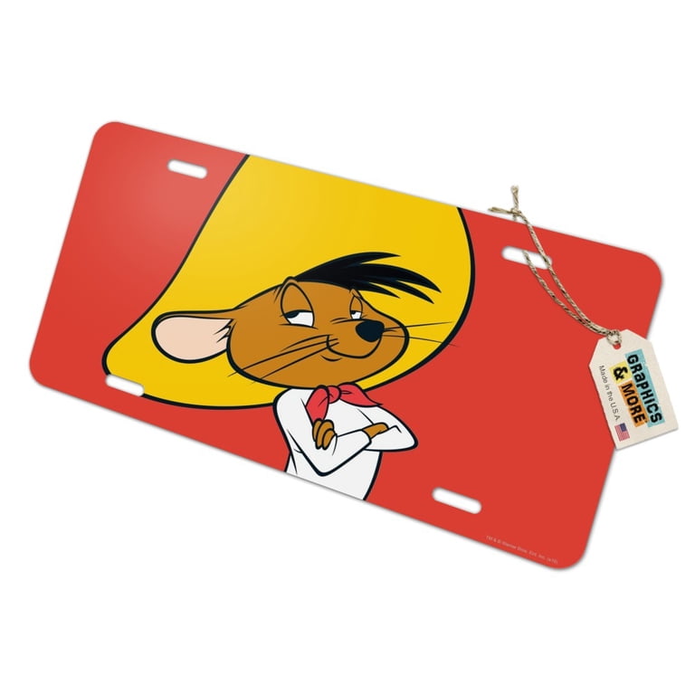 Looney Tunes Speedy Gonzales Novelty Metal Vanity Tag License