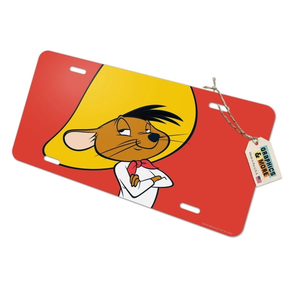 Looney Tunes Speedy Gonzales Novelty Metal Vanity Tag License Plate