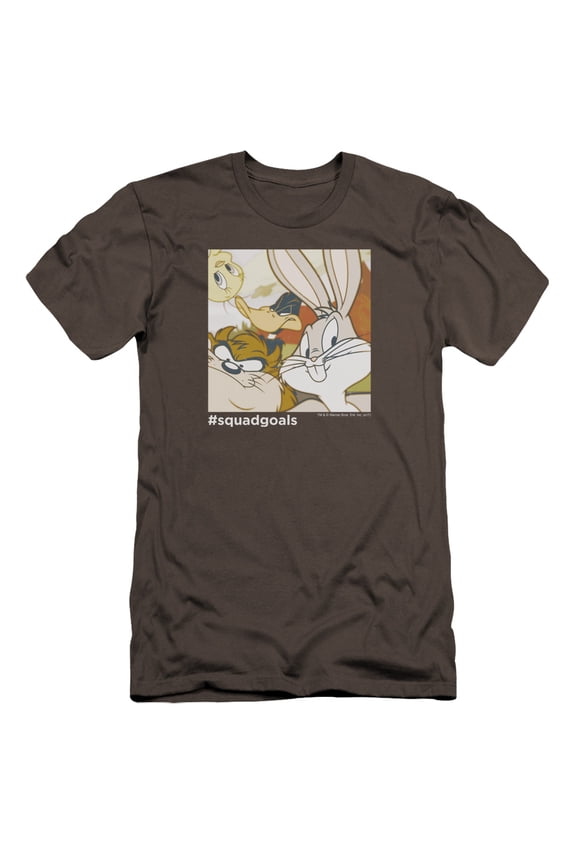 Looney Tunes - Squad Goals - Premium Slim Fit Short Sleeve Shirt - X-Large