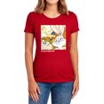 thumbnail image 1 of Looney Tunes Squad Goals Women's T Shirt, Red, Small, 1 of 6