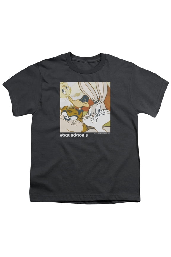 Looney Tunes - Squad Goals - Youth Short Sleeve Shirt - X-Large