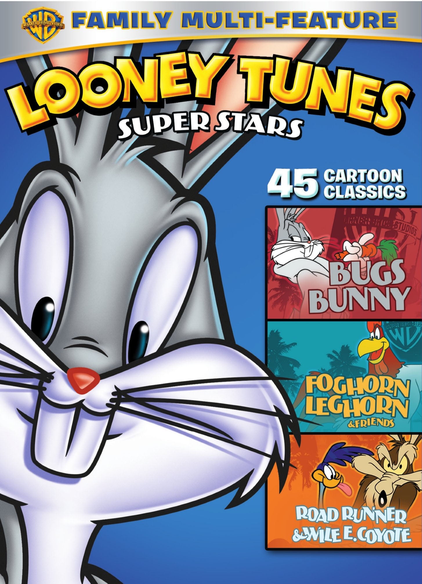 Bunny Multi-Feature Looney / Leghorn & (Bugs Tunes Runner / Road & Family Friends Coyote) E. Wyle Foghorn Stars Super (DVD)