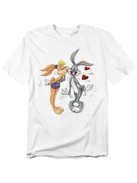T-Shirt Bugs And Lola Kiss Valentine'S Day Unisex Graphic Tee for Men & Women