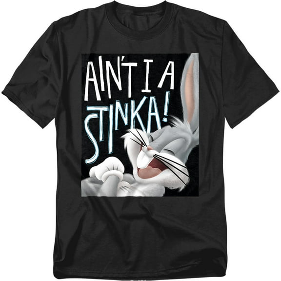 Looney Tunes T-Shirt Bugs Bunny Ain'T I A Stinka! Unisex Graphic Tee for Men & Women
