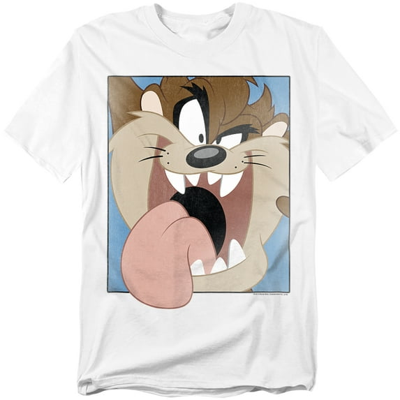 Looney Tunes T-Shirt Taz Closeup Unisex Graphic Tee For Men & Women