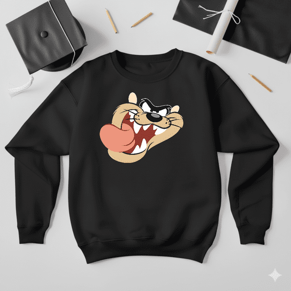 Looney Tunes Taz Devil Classic Cartoon Vintage Fan Graphic Sweatshirt V50084, up to size 5XL