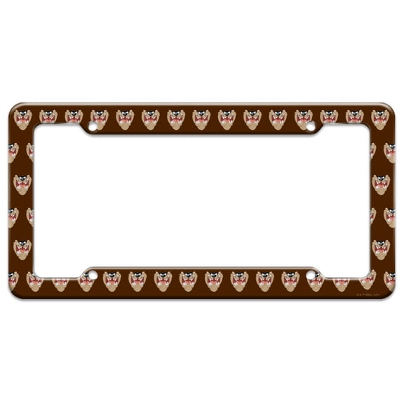 Looney Tunes Taz Face License Plate Frame