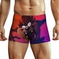 thumbnail image 1 of Looney Tunes Taz-Mania Mens Boxer Briefs Active Stretch Breathable Underwear, Comfortable Gym Boxer Briefs, 1 of 7