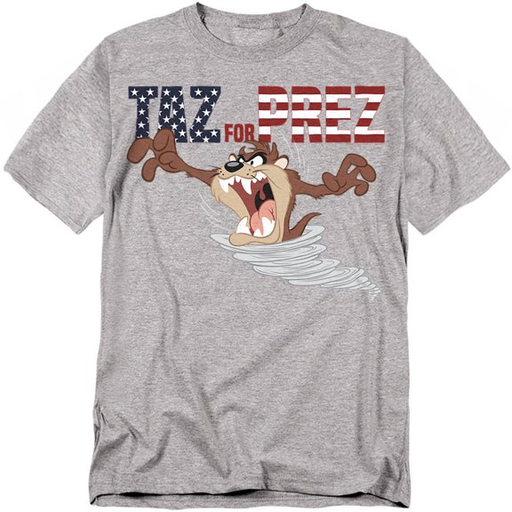 Looney Tunes T-Shirt Taz For Prez 3 Unisex Graphic Tee For Men & Women