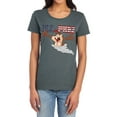 thumbnail image 1 of Looney Tunes Taz for Prez 3 Women's T Shirt, Charcoal, Medium, 1 of 6