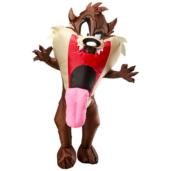 Looney Tunes Tazmanian Devil Inflatable Costume for Adults by Rubies, Unisex One Size