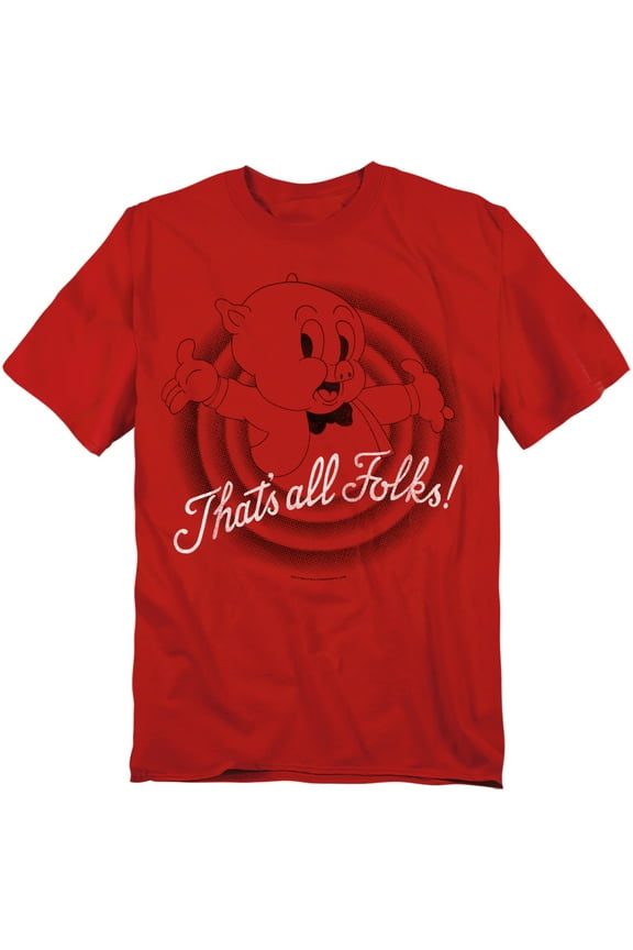 T-Shirt Thats All Folks Unisex Graphic Tee For Men & Women