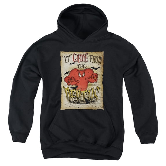 Looney Tunes - The Depths - Youth Hooded Sweatshirt - Large