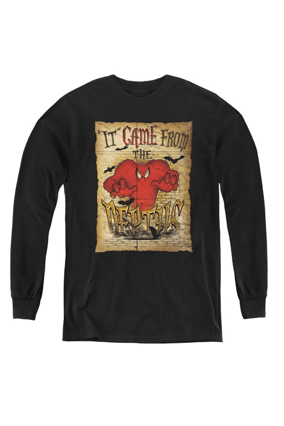 Looney Tunes - The Depths - Youth Long Sleeve Shirt - Small