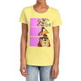 thumbnail image 1 of Looney Tunes Tiles Women's T Shirt, Banana, X-Large, 1 of 6