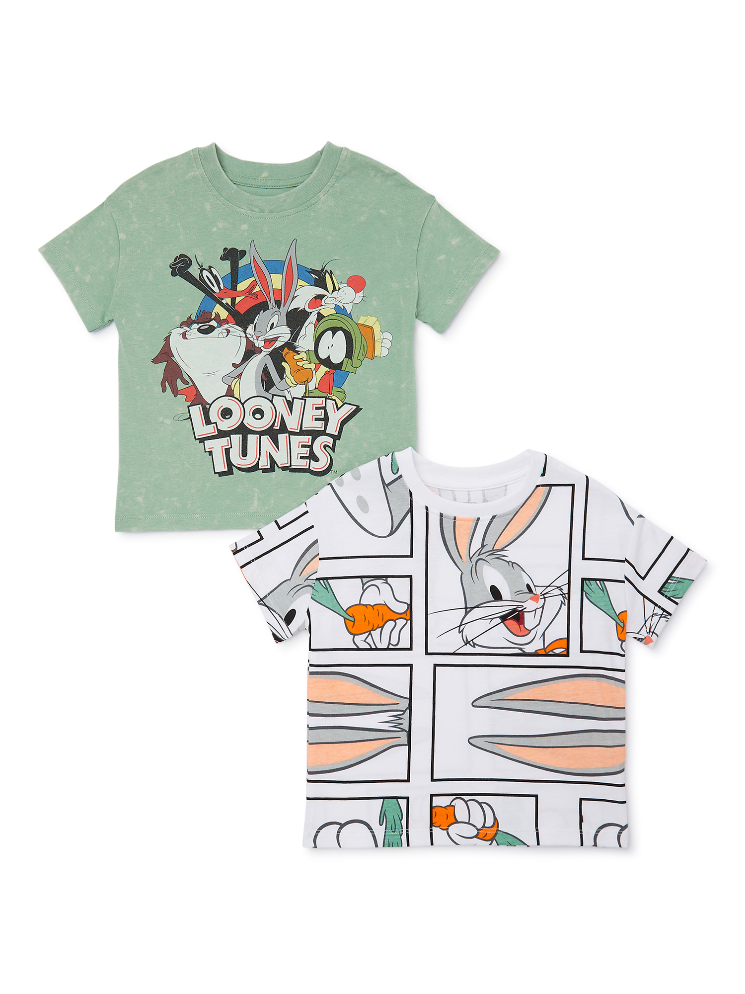 Looney Tunes Toddler Boy Graphic Tees, 2-Pack, Sizes 2T-5T - image 1 of 8