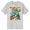 thumbnail image 1 of Looney Tunes Tune Squad Characters Group Men's Heather Grey Graphic Tee- XXL, 1 of 4