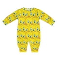 thumbnail image 1 of Looney Tunes Tweety Baby Long Sleeve Footless, Infant Playsuit Romper Jumpsuits for Boys Girls, 1 of 8