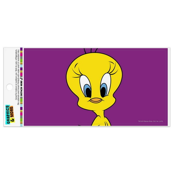 Looney Tunes Tweety Bird Automotive Car Refrigerator Locker Vinyl Magnet