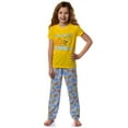 thumbnail image 1 of Looney Tunes Girls' Tweety Bird This Is How I Chill 2 Piece Short Sleeve Shirt and Pajama Pant Sleep Set Loungewear, 1 of 7