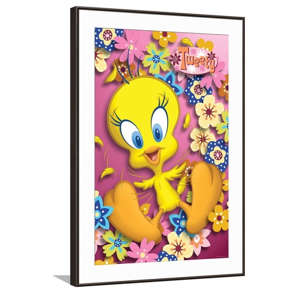 Looney Tunes - Tweety Bird - Power Canvas Wall Poster, 22.375" x 34"