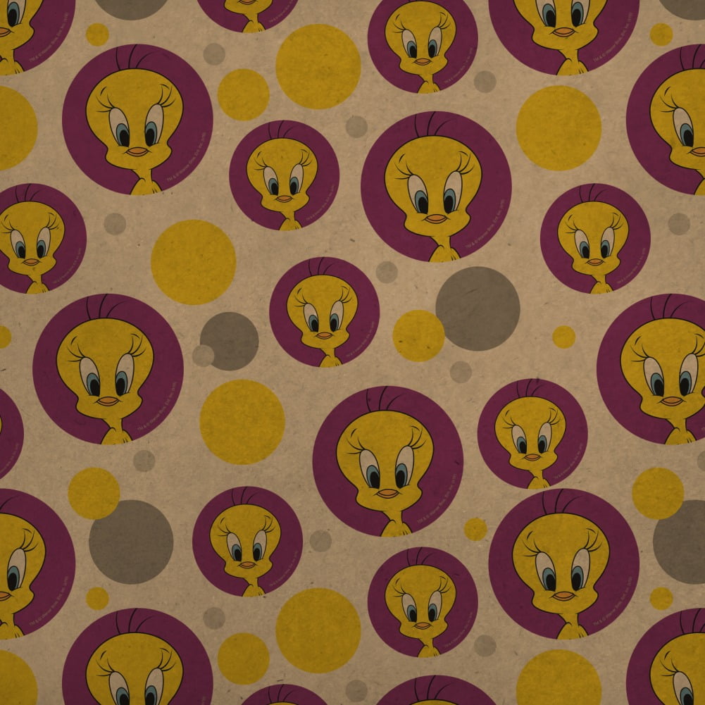Looney Tunes Tweety Bird Premium Kraft Gift Wrap Wrapping Paper Roll