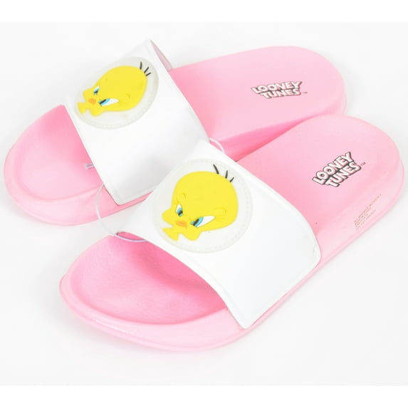 Looney Tunes Tweety Bird Slippers Shoes Sandals Women's Flats