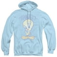 thumbnail image 1 of Looney Tunes Tweety Fade Adult Pullover Hoodie Sweatshirt Light Blue, 1 of 1