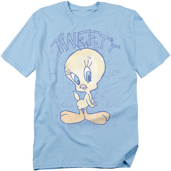 Looney Tunes T-Shirt Tweety Fade Unisex Graphic Tee For Men & Women