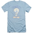 thumbnail image 1 of Looney Tunes Tweety Fade S/S Adult 30/1 T-Shirt Light Blue, 1 of 2