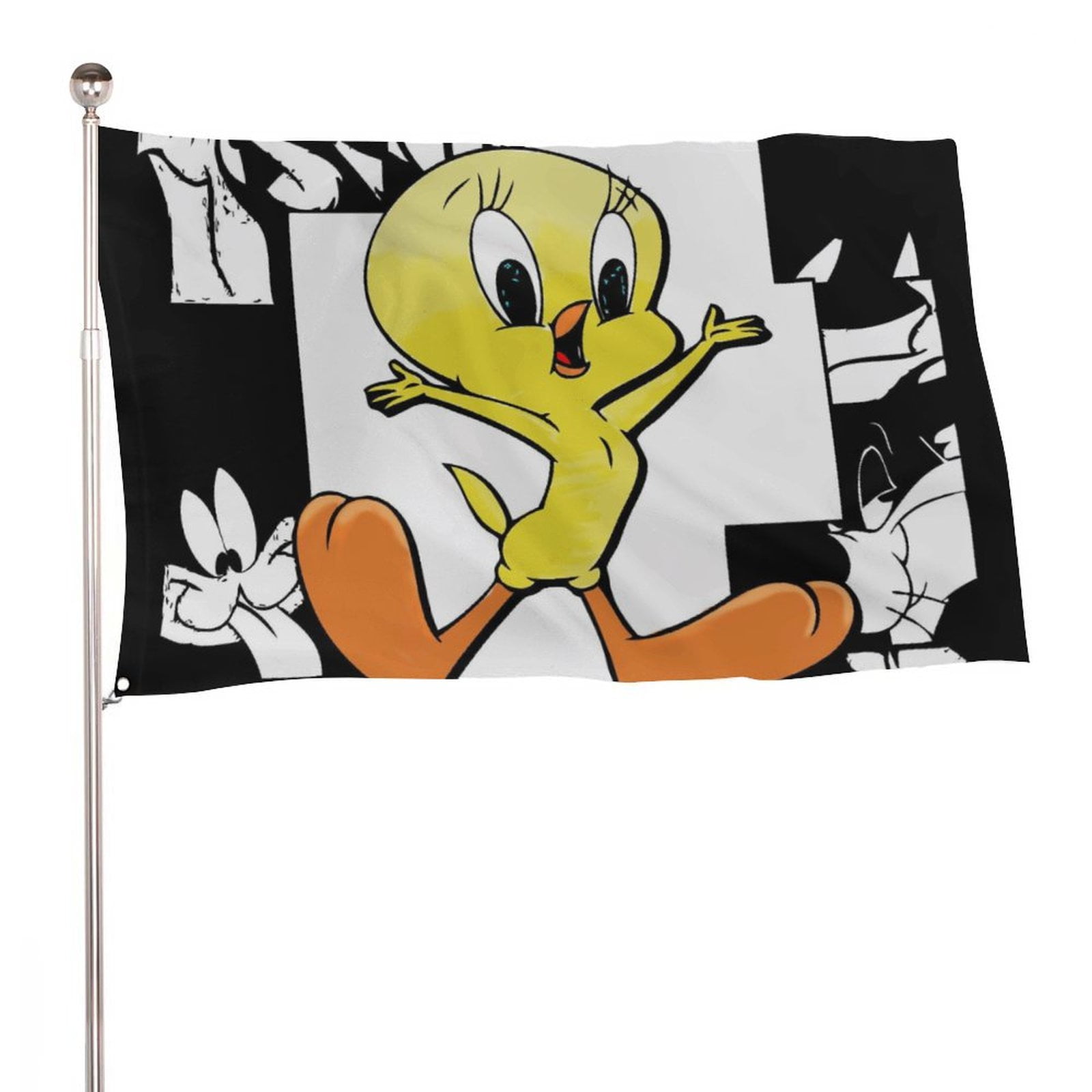 Looney Tunes Daffy Duck Gartenflagge Von Graphics & More – Ohne Stange, Bunt, 33x48 Cm