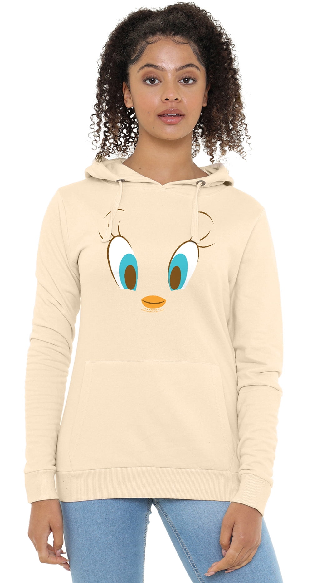 Looney Tunes Tweety Head Women's Hoodie