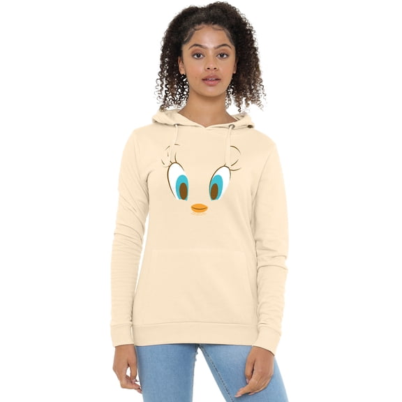 Looney Tunes Tweety Head Women's Hoodie