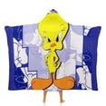 thumbnail image 1 of Looney Tunes Tweety Hooded Blanket Poncho Wearable Blanket Hoodie Cozy Soft Warm Flannel Fleece Throw Blanket for Women Men Boys Girls, 1 of 7