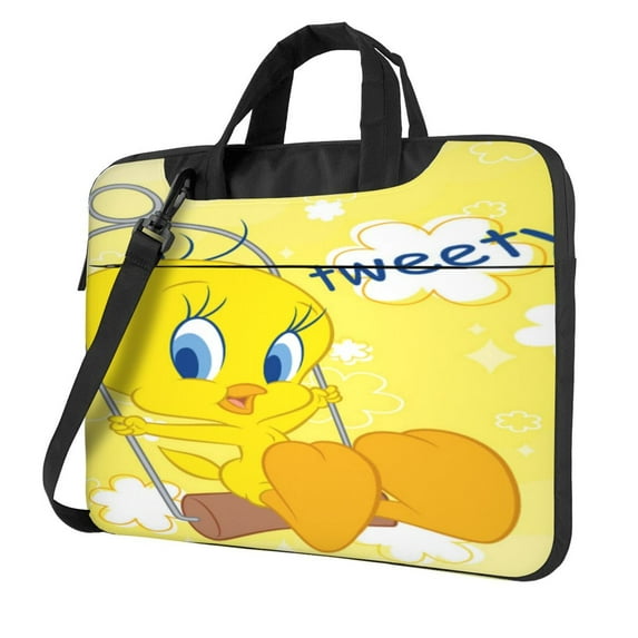 Looney Tunes Tweety Laptop Case, Computer Bag Computer Case Laptop Briefcase Shoulder Messenger Bag for 14 inch Laptop